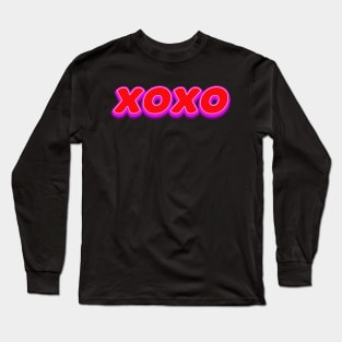 Valentine XO Graphic Long Sleeve T-Shirt